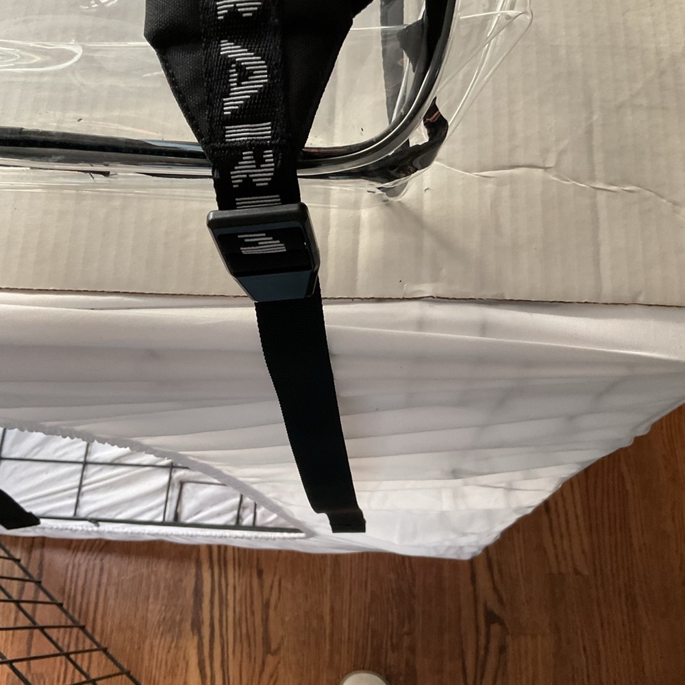 Under Armour Transparent Backpack With Black Acce… - image 5